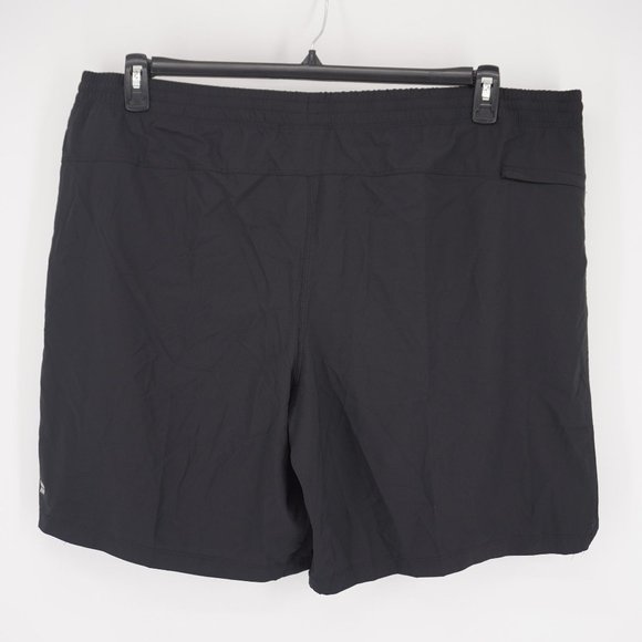 all in motion NWT Men's Black Lined Run Shorts Big & Tall Sz 2XL Pockets - Picture 2 of 4